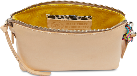 CONSUELA LEATHER CROSSBODY BAG CALLED "DIEGO MIDTOWN CROSSBODY"