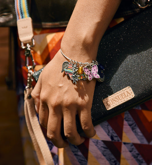 Purple Enamel Butterfly Charm