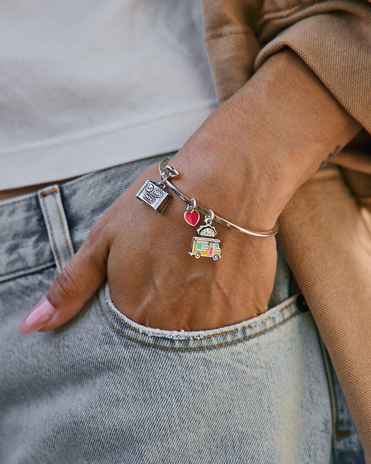 Enamel Taco Truck Charm