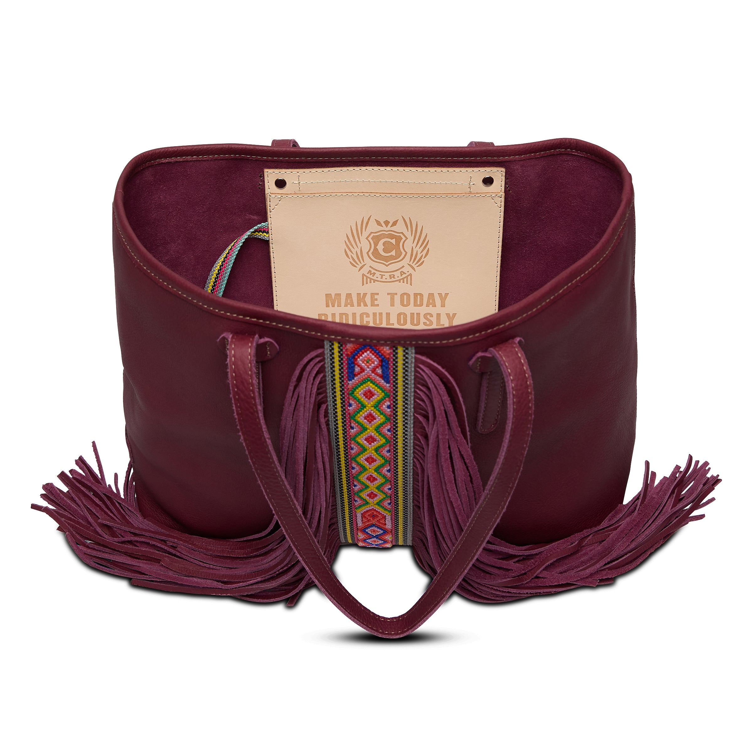 Plum Breezy Fringe