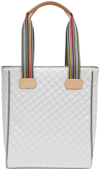 COLORFUL FLORAL ANIMAL PRINTED TOTE BAG CALLED "MICHELLE CHICA TOTE"