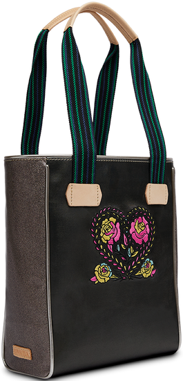 COLORFUL EMBROIDERED TOTE BAG CALLED "MARTA CHICA TOTE"