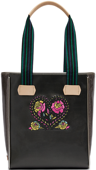 COLORFUL EMBROIDERED TOTE BAG CALLED "MARTA CHICA TOTE"