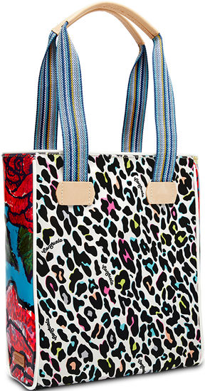 CONSUELA COLORFUL ANIMAL PRINT TOTE BAG "COCO CHICA TOTE"