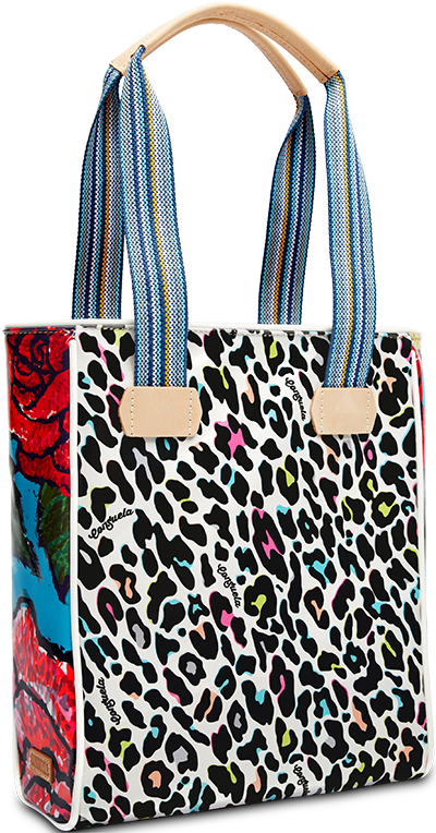 CONSUELA COLORFUL ANIMAL PRINT TOTE BAG "COCO CHICA TOTE"