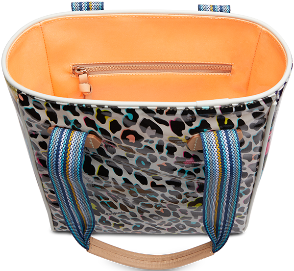 CONSUELA COLORFUL ANIMAL PRINT TOTE BAG "COCO CHICA TOTE"