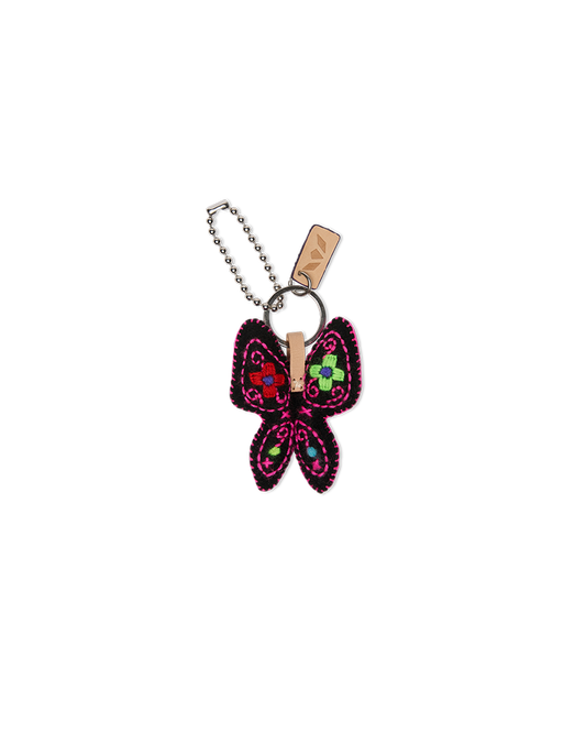 Black Felt Mariposa Charm