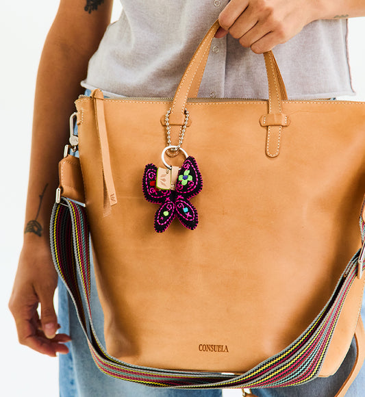 Black Felt Mariposa Charm