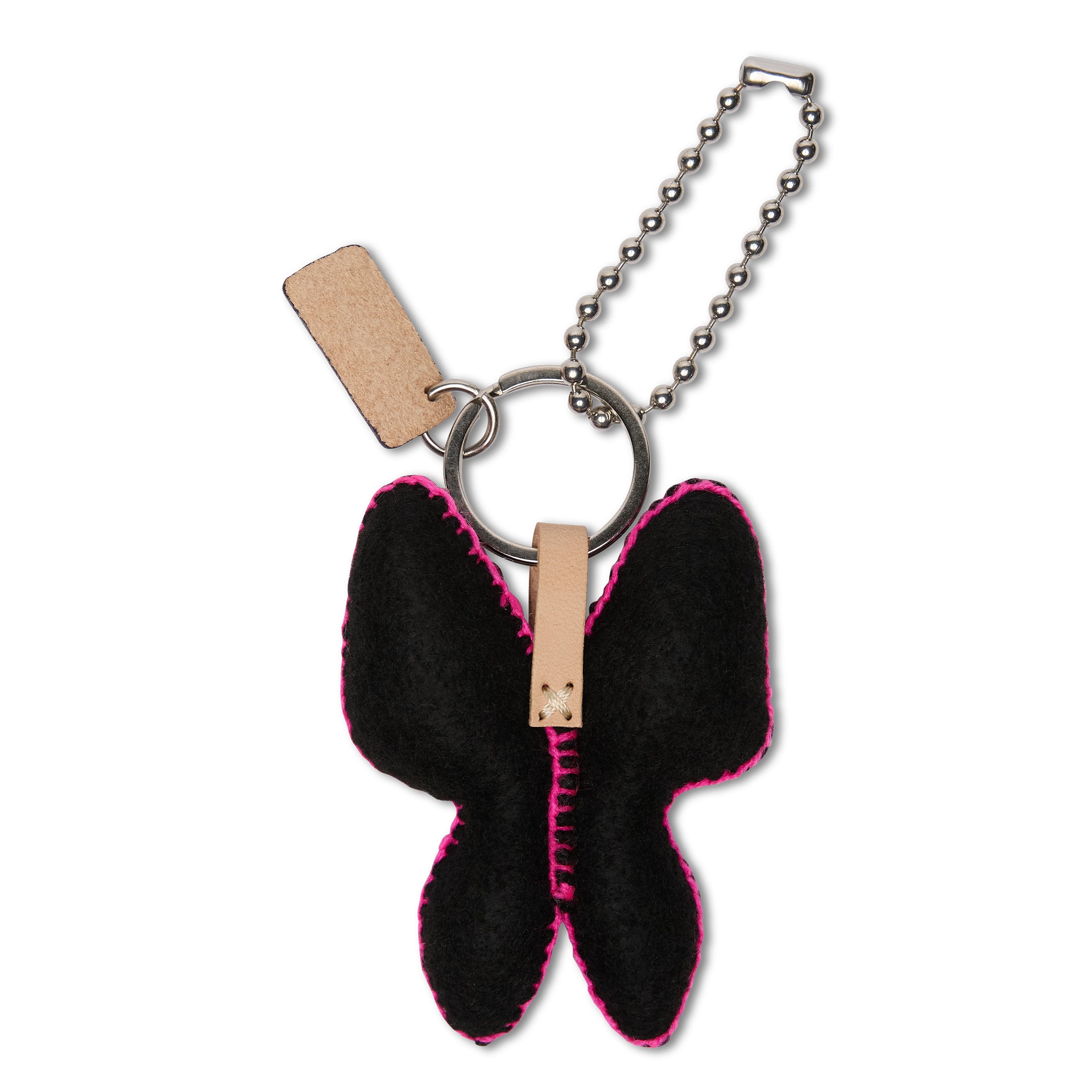 Black Felt Mariposa Charm