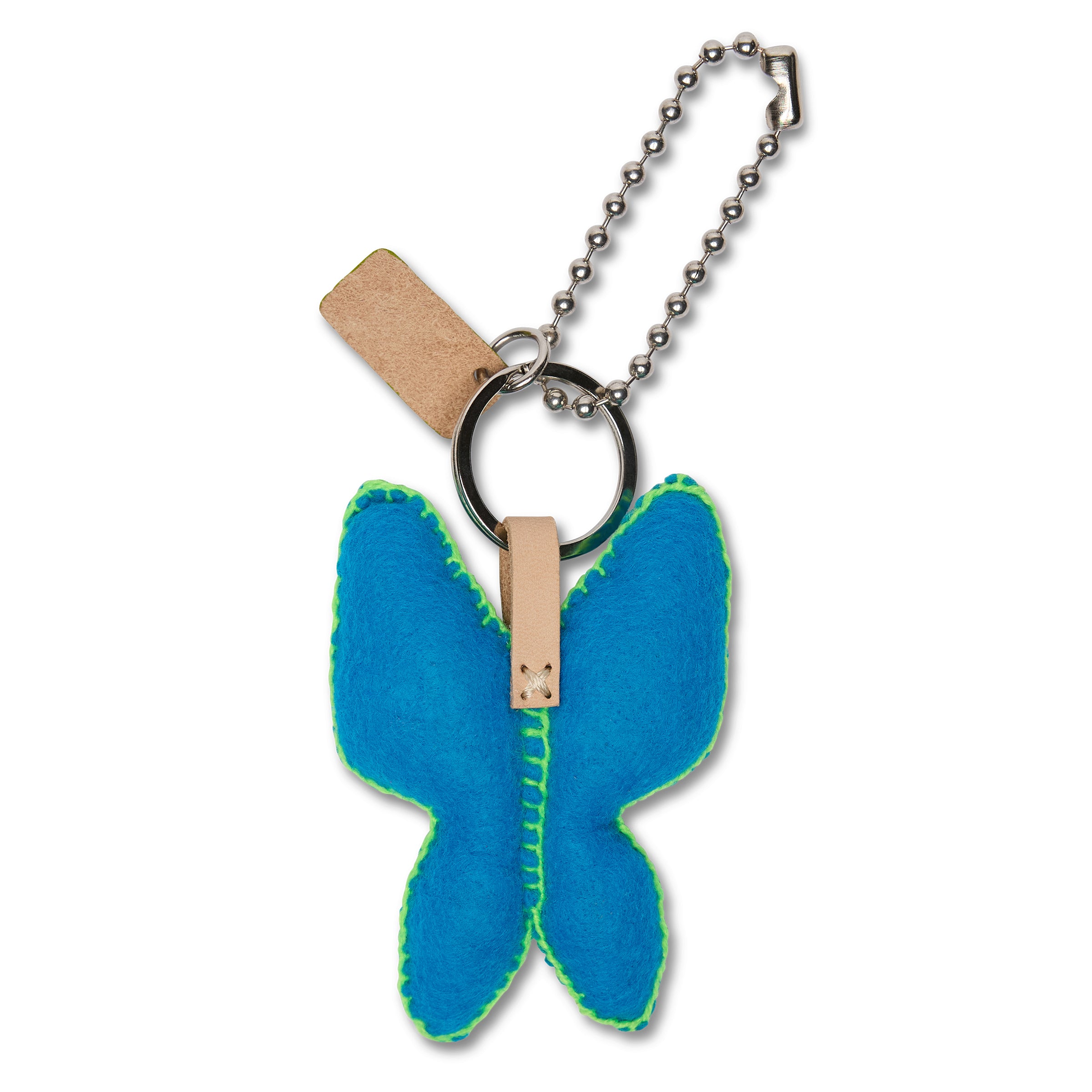 Blue Felt Mariposa Charm