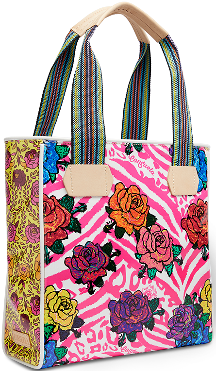 FLORAL AND COLORFUL TOTE BAG CALLED "FRUTTI CLASSIC TOTE"