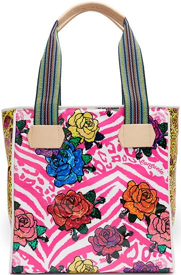 FLORAL AND COLORFUL TOTE BAG CALLED "FRUTTI CLASSIC TOTE"