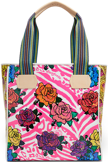 FLORAL AND COLORFUL TOTE BAG CALLED "FRUTTI CLASSIC TOTE"