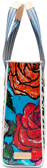 CONSUELA COLORFUL ANIMAL PRINT TOTE BAG "COCO CLASSIC TOTE"