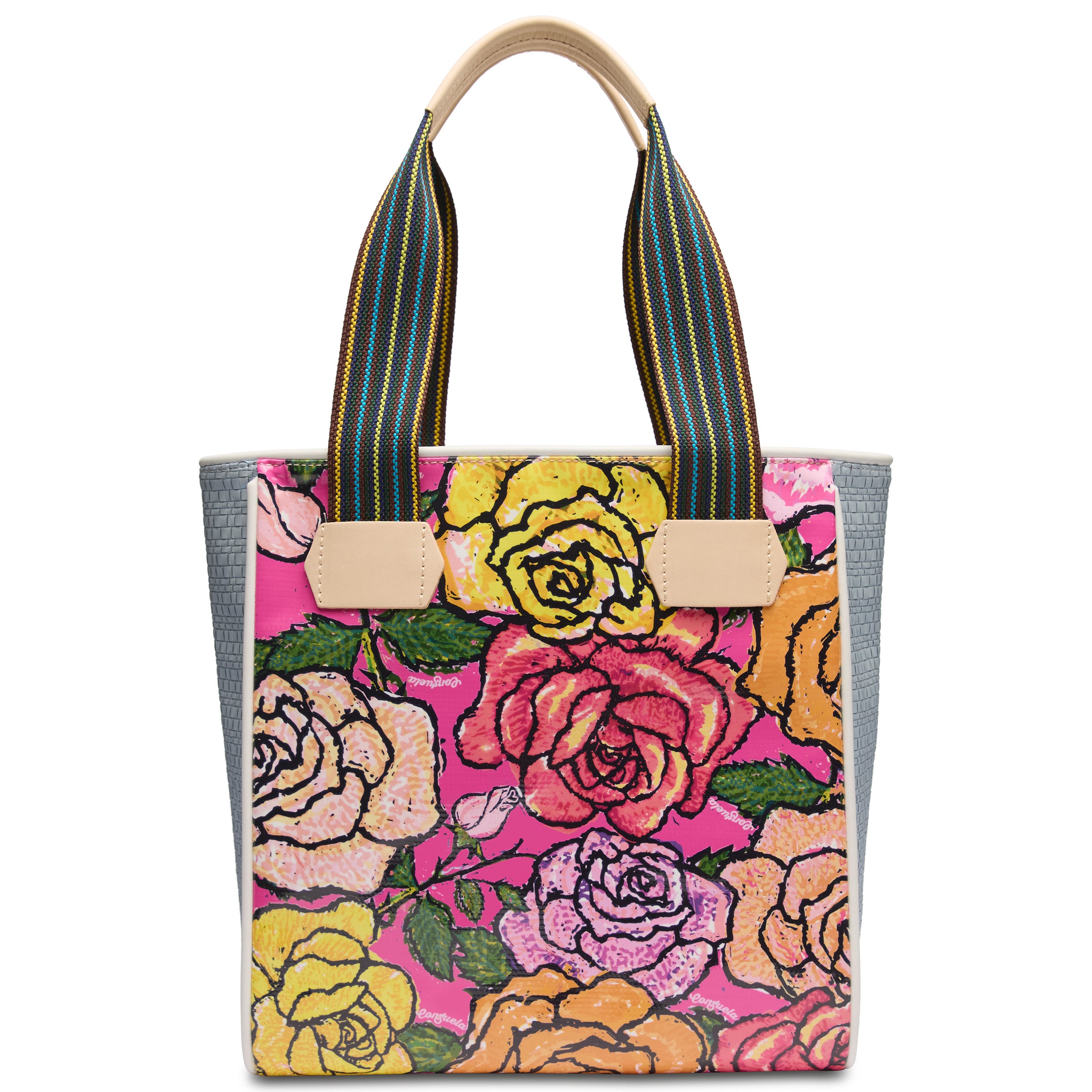 Consuela Tote Bag Make Today Ridiculously Awesome outlets Coloful Flowers