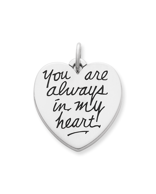 "You Are Always in My Heart" Charm