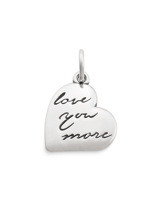 "Love You More" Charm