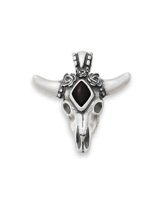 Desert Rose Pendant with Black Onyx