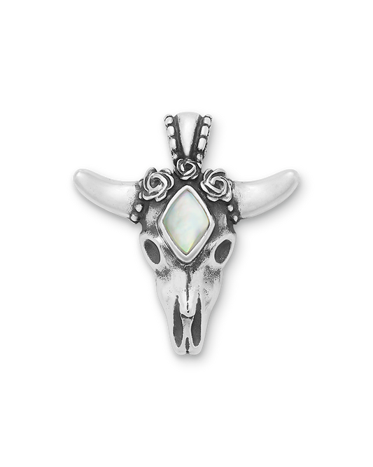 Desert Rose Pendant with Mother of Pearl