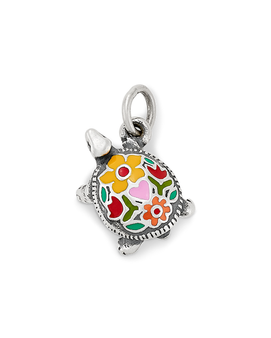 Enamel Festive Turtle Charm