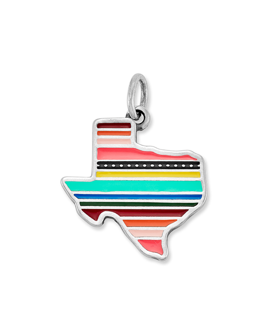 Enamel Texas Serape Charm
