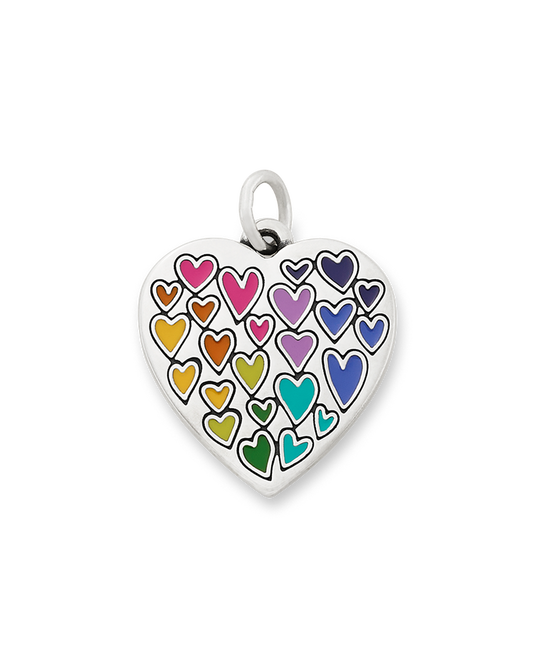 Full of Love Enamel Heart Charm