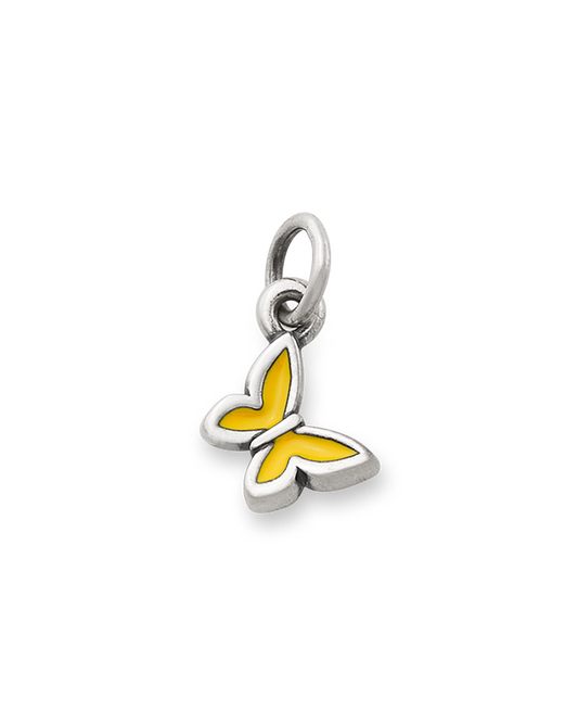 Enamel Yellow Mini Butterfly Charm