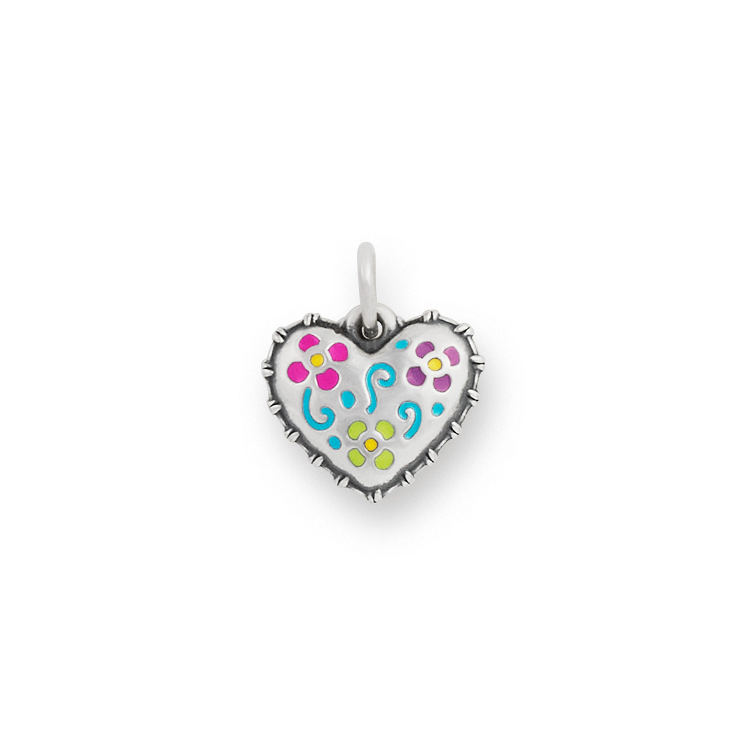 Enamel Consuela Heart Charm