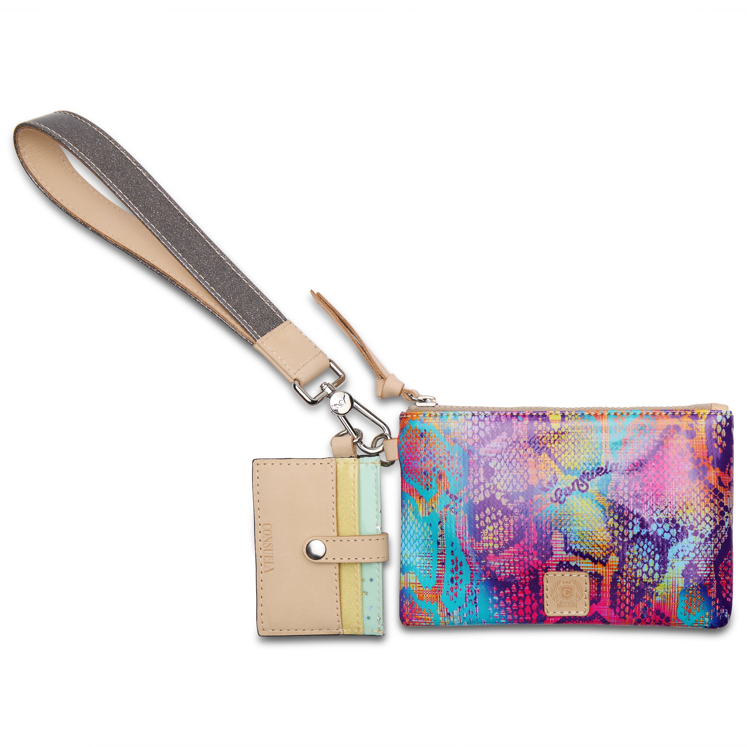 Colorful Consuela Wristlet Wallet