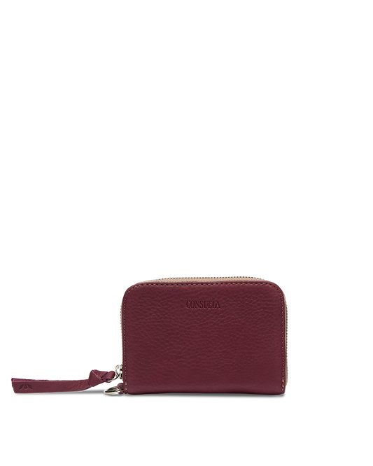 Plum Zippy Wallet