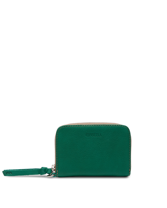 Teal Zippy Wallet