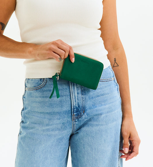 Teal Zippy Wallet
