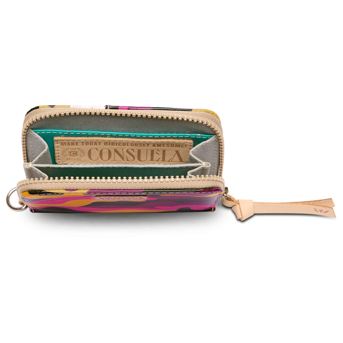 Golden Zippy Wallet