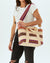 CONSUELA COLORFUL LEATHER CROSSBODY TOTE BAG 