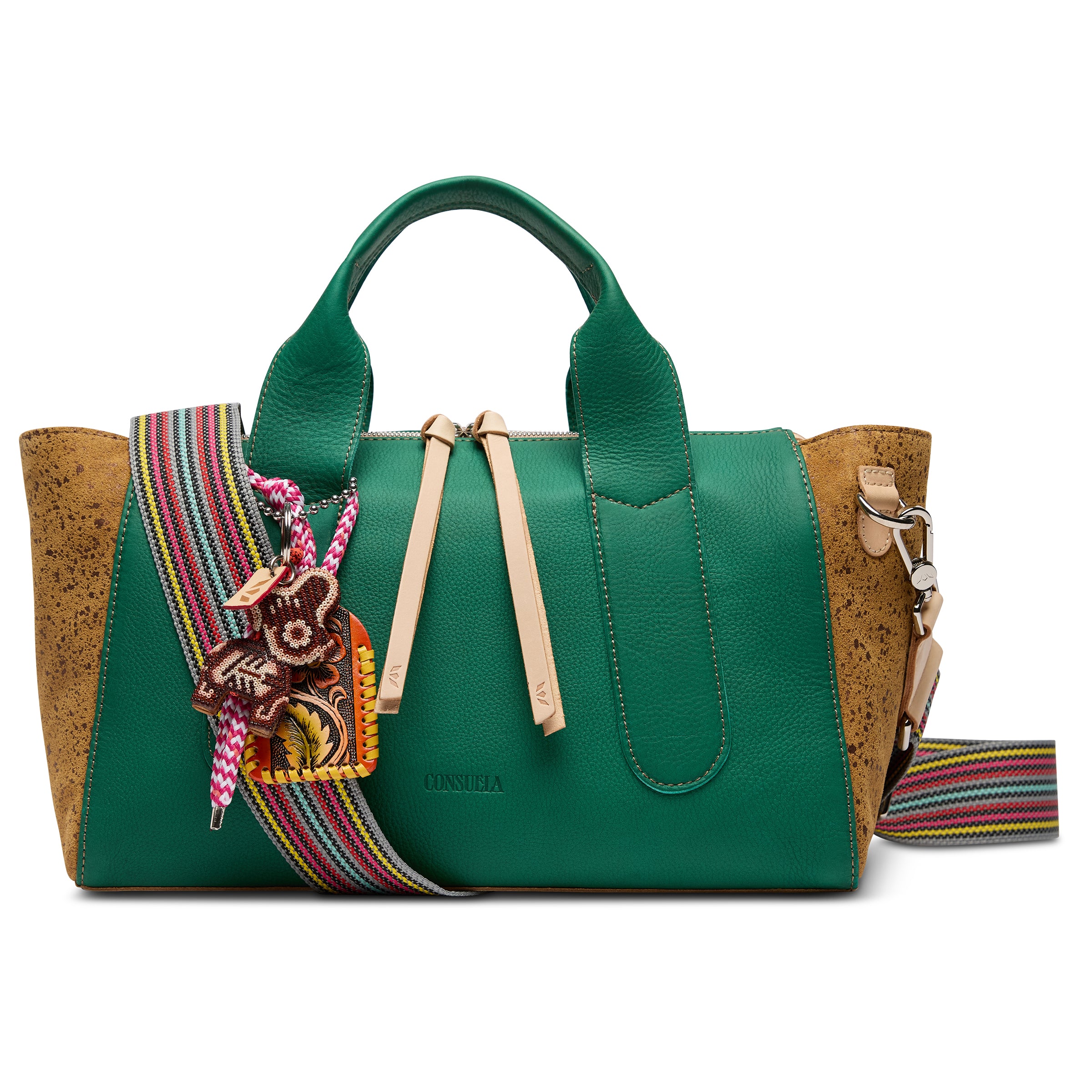 Crossbody Bag | Teal City Satchel | Consuela