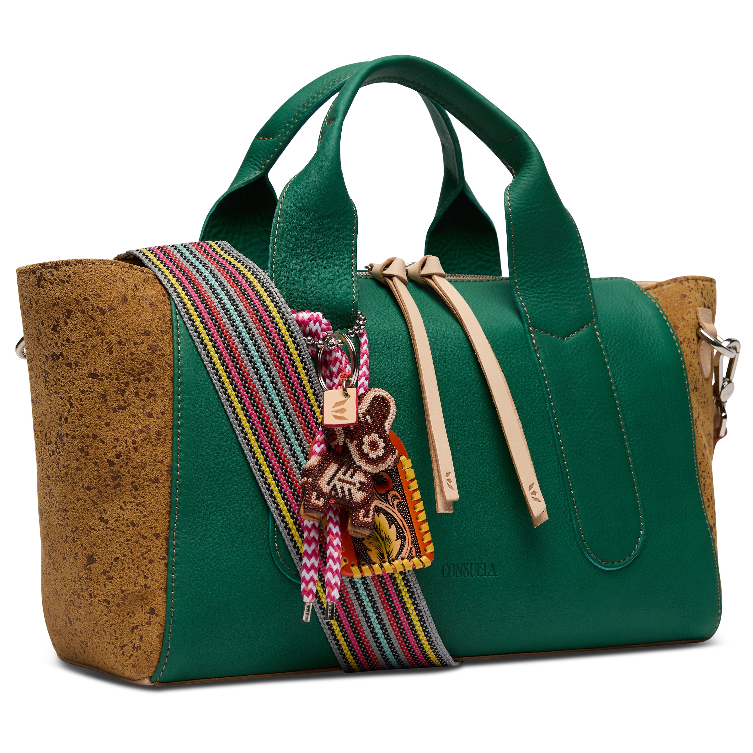 Crossbody Bag | Teal City Satchel | Consuela