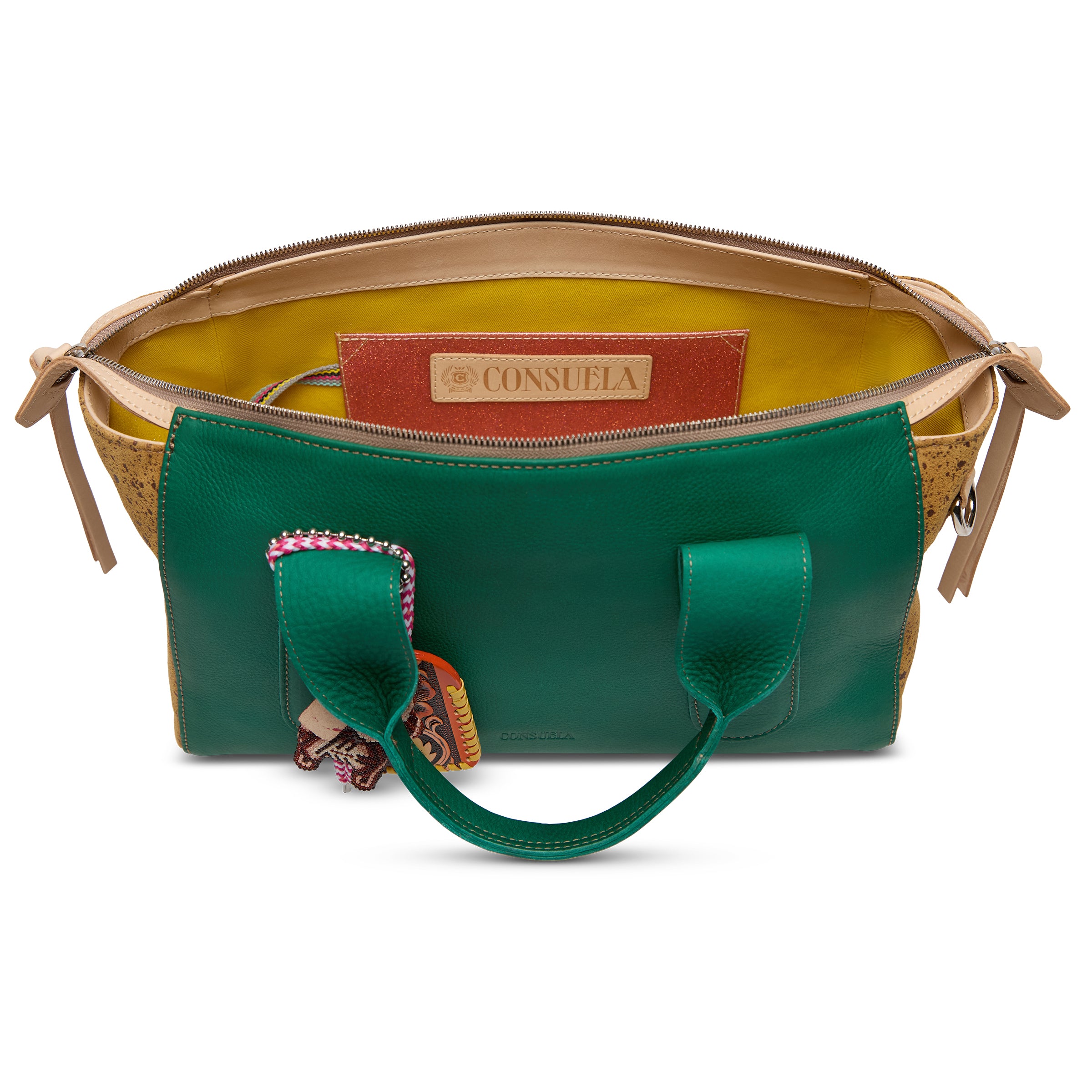 【usacoco】 Crossbody Bag | Teal City Satchel | Consuela