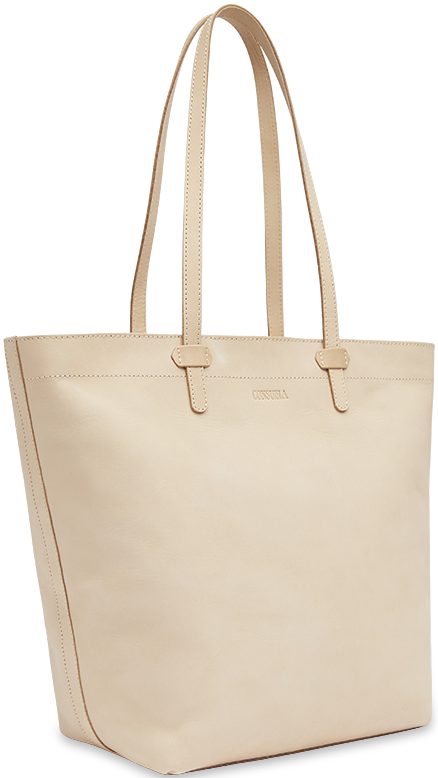 CONSUELA UNTREATED LEATHER TOTE BAG "DIEGO DAILY TOTE"