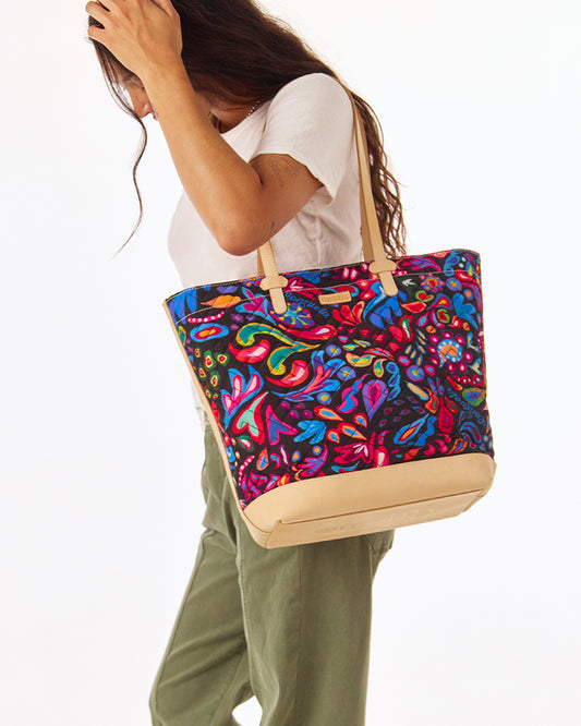 Colorful Consuela Tote Bag