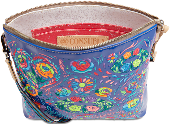 COLORFUL EMBROIDERED CROSSBODY BAG CALLED "MANGO DOWNTOWN CROSSBODY"