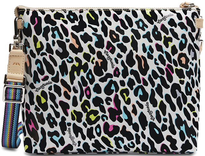 CONSUELA COLORFUL ANIMAL PRINT CROSSBODY BAG "COCO DOWNTOWN"