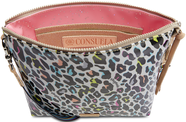 CONSUELA COLORFUL ANIMAL PRINT CROSSBODY BAG "COCO DOWNTOWN"