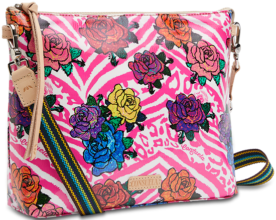 FLORAL AND COLORFUL CROSSBODY BAG CALLED "FRUTTI DOWNTOWN CROSSBODY"