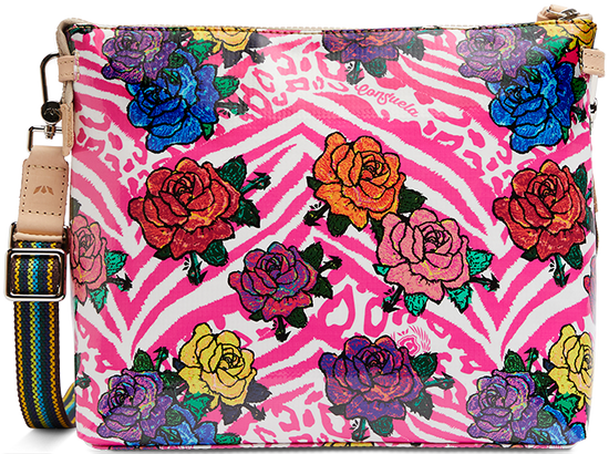 FLORAL AND COLORFUL CROSSBODY BAG CALLED "FRUTTI DOWNTOWN CROSSBODY"