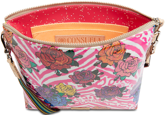 FLORAL AND COLORFUL CROSSBODY BAG CALLED "FRUTTI DOWNTOWN CROSSBODY"