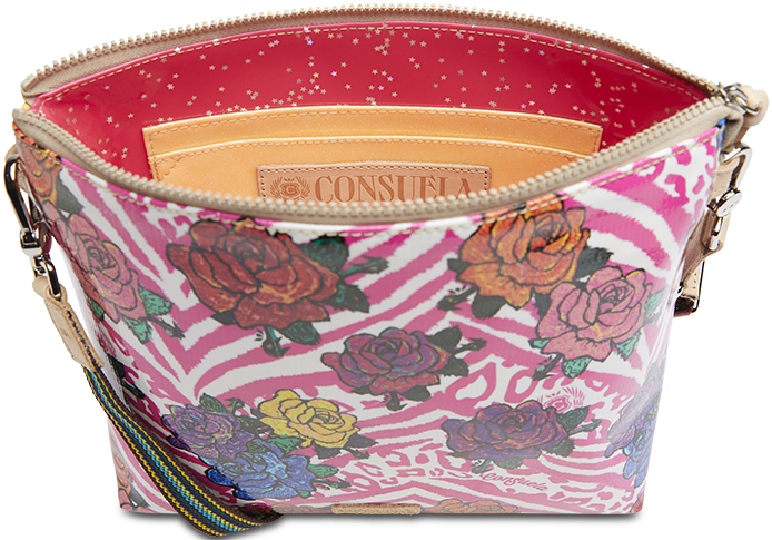 FLORAL AND COLORFUL CROSSBODY BAG CALLED "FRUTTI DOWNTOWN CROSSBODY"