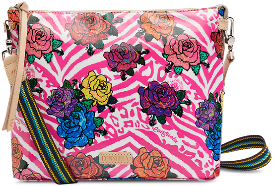 FLORAL AND COLORFUL CROSSBODY BAG CALLED "FRUTTI DOWNTOWN CROSSBODY"