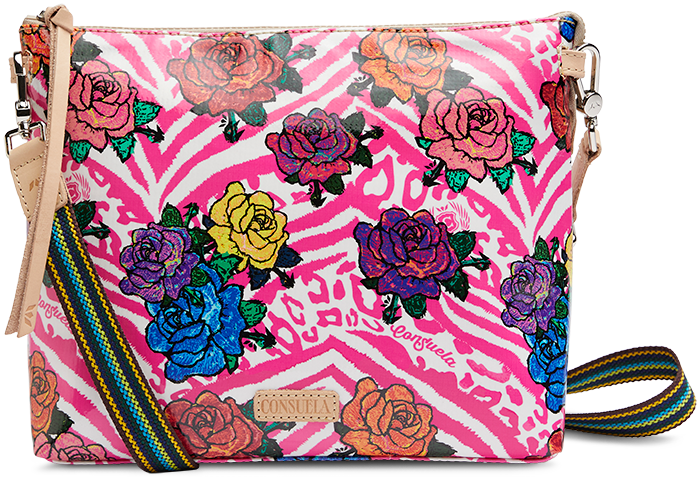 FLORAL AND COLORFUL CROSSBODY BAG CALLED "FRUTTI DOWNTOWN CROSSBODY"