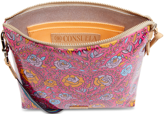 COLORFUL FLORAL CROSSBODY BAG CALLED "MOLLY DOWNTOWN CROSSBODY"