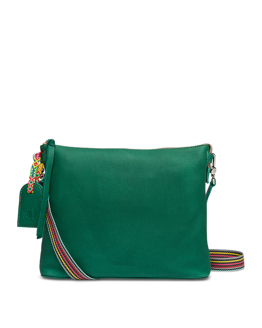 Teal Downtown Crossbody